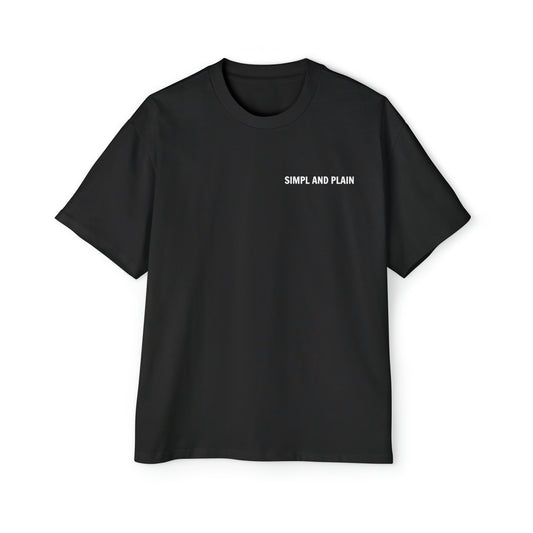 Men's Heavy Oversized Tee - Black