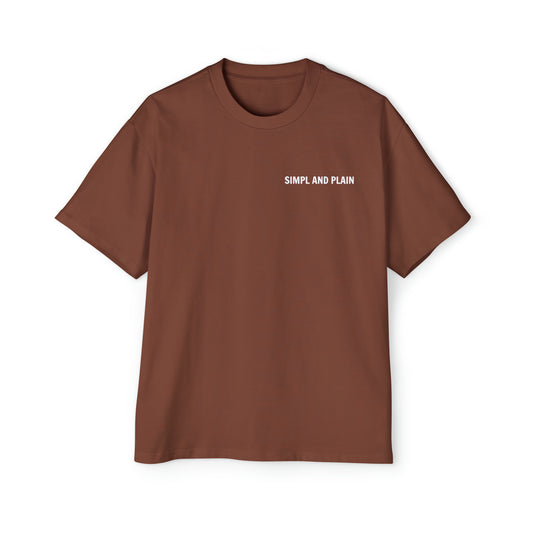 Men's Heavy Oversized Tee - Clay