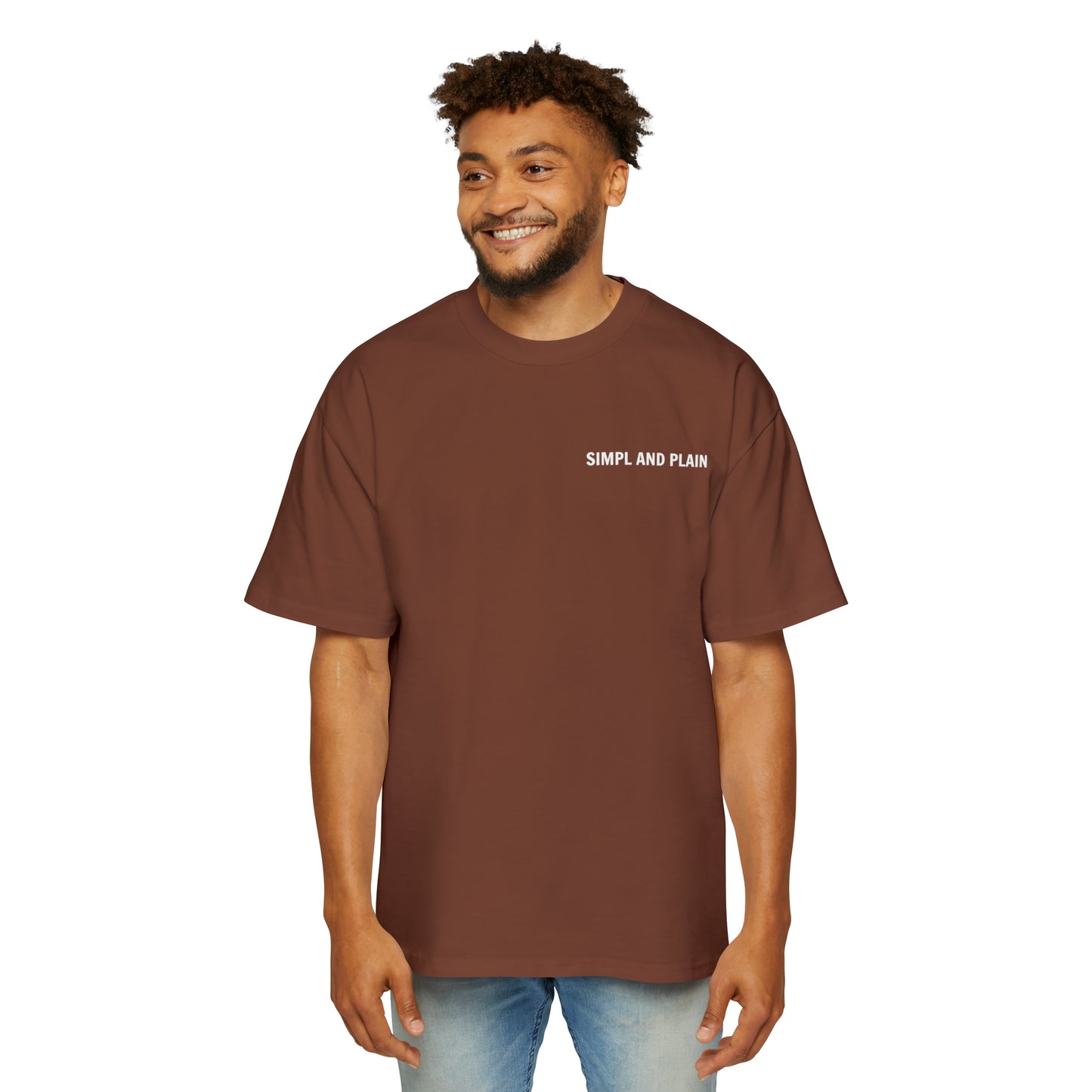 Men's Heavy Oversized Tee - Clay