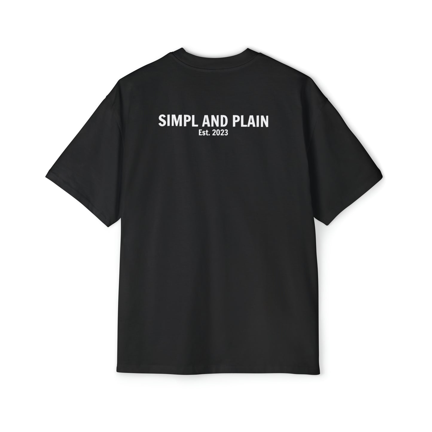 Men's Heavy Oversized Tee - Black