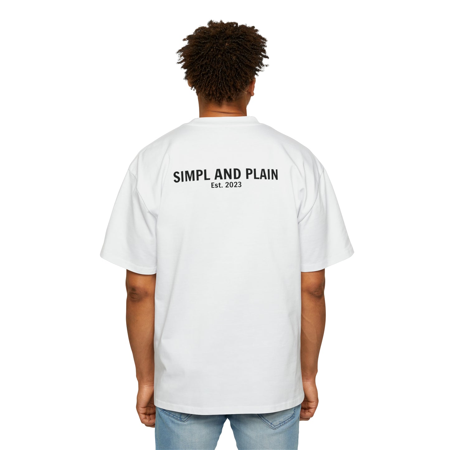 Men's Heavy Oversized Tee - White