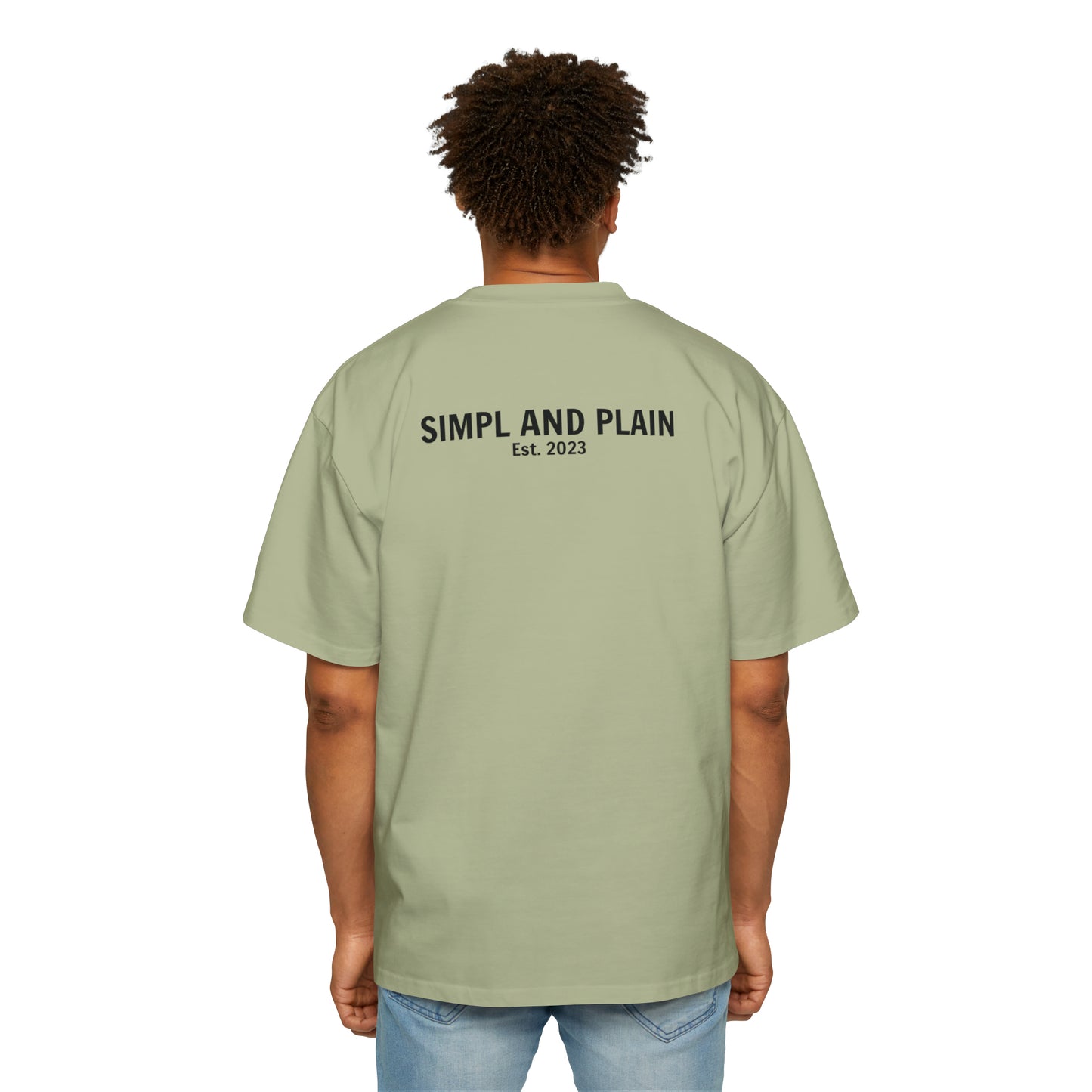 Men's Heavy Oversized Tee - Pistachio