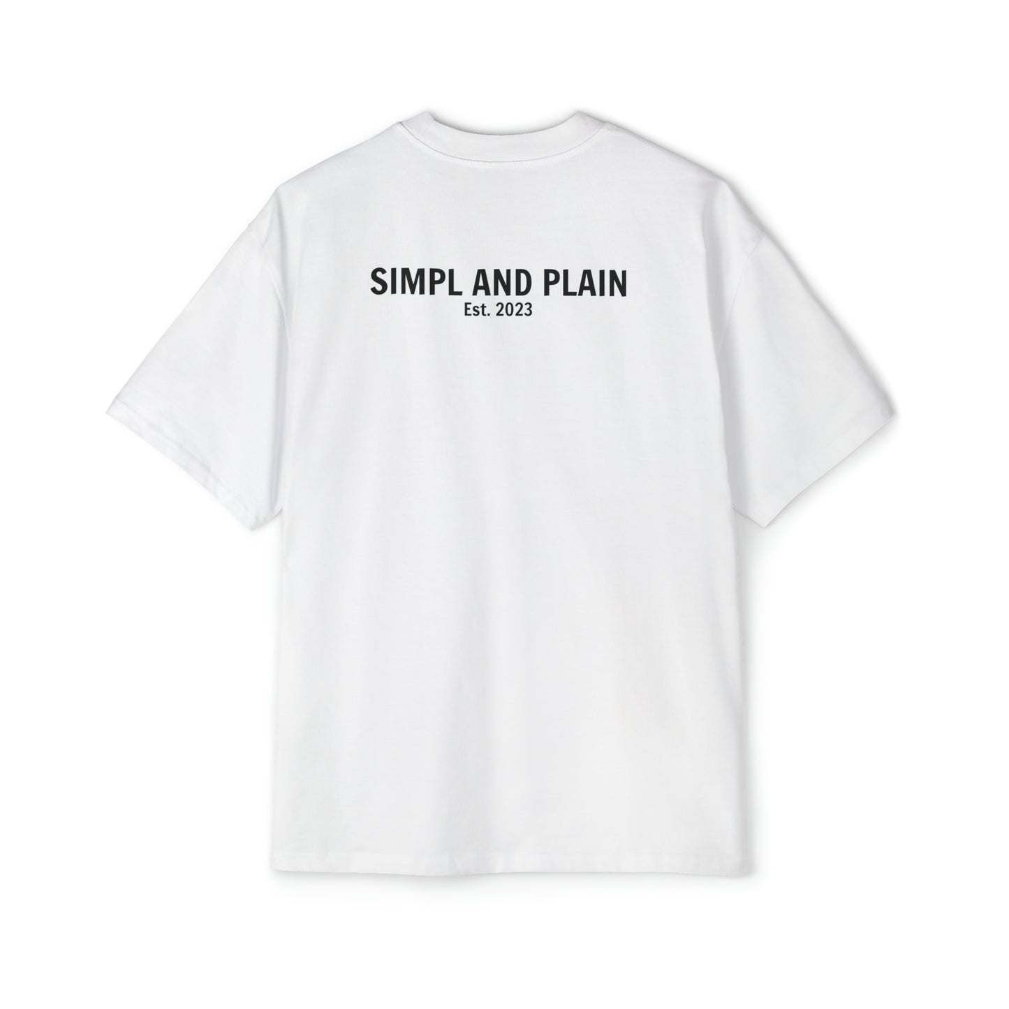 Men's Heavy Oversized Tee - White