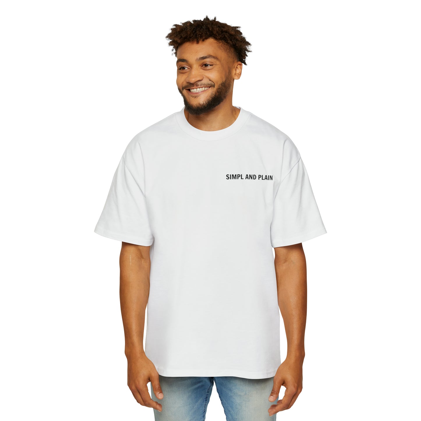 Men's Heavy Oversized Tee - White